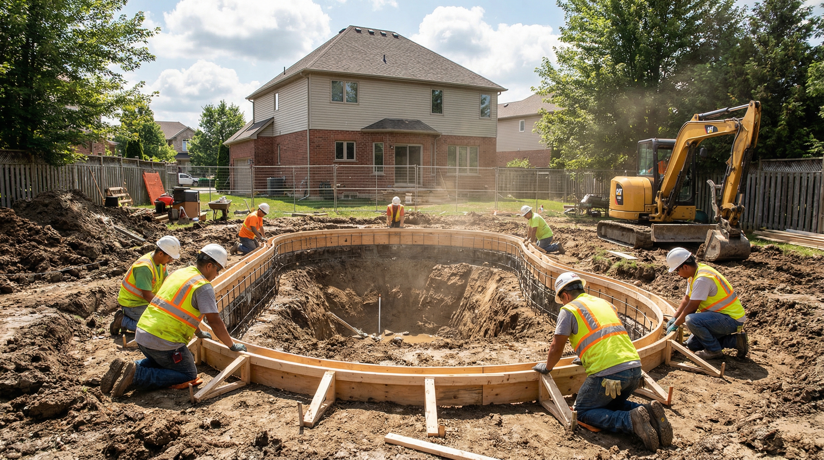 Custom pool installation by High Tide Pools & Spas in Greater Cincinnati